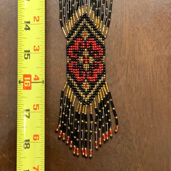 Ukrainian “Gerdan” Traditional Necklace - STUNNING!  Hand beaded. - Picture 6 of 6